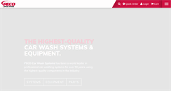 Desktop Screenshot of pecocarwash.com